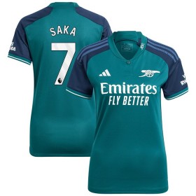 Camisolas Arsenal Saka 7 Mulher 3º Equipamento 2023-24 Manga Curta
